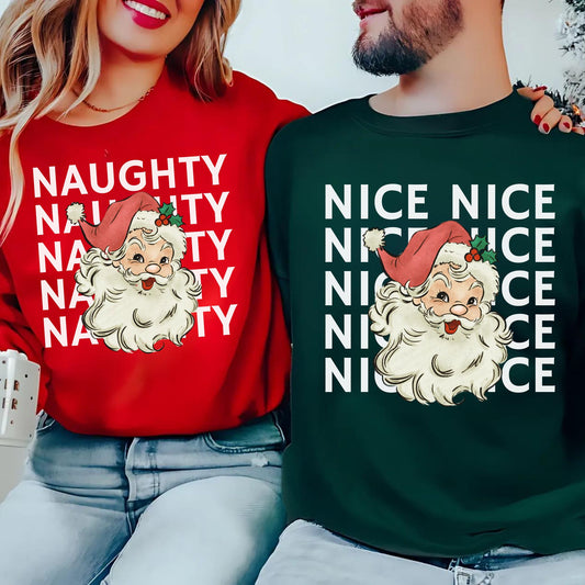 Funny Matching Christmas Sweatshirt For Couples