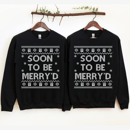 Matching Christmas Couple Sweatshirt