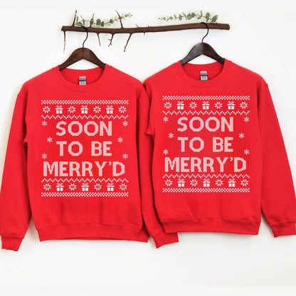 Matching Christmas Couple Sweatshirt