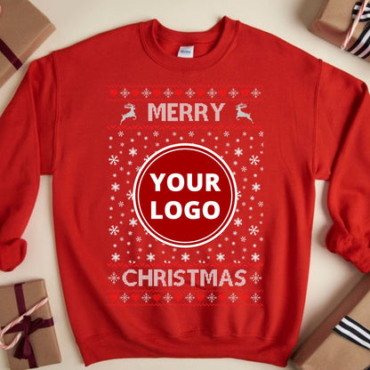 Custom Logo Ugly Christmas Sweater