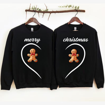 Matching Christmas Sweatshirt For Couples