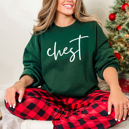 Funny Matching Christmas Couples Sweatshirt