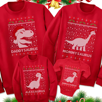 Custom Matching Family Christmas Sweatshirt Holiday Outfit