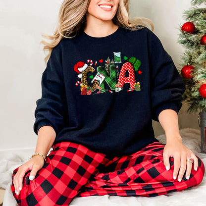 CNA Nurse Christmas Sweatshirt Gift For Nurse