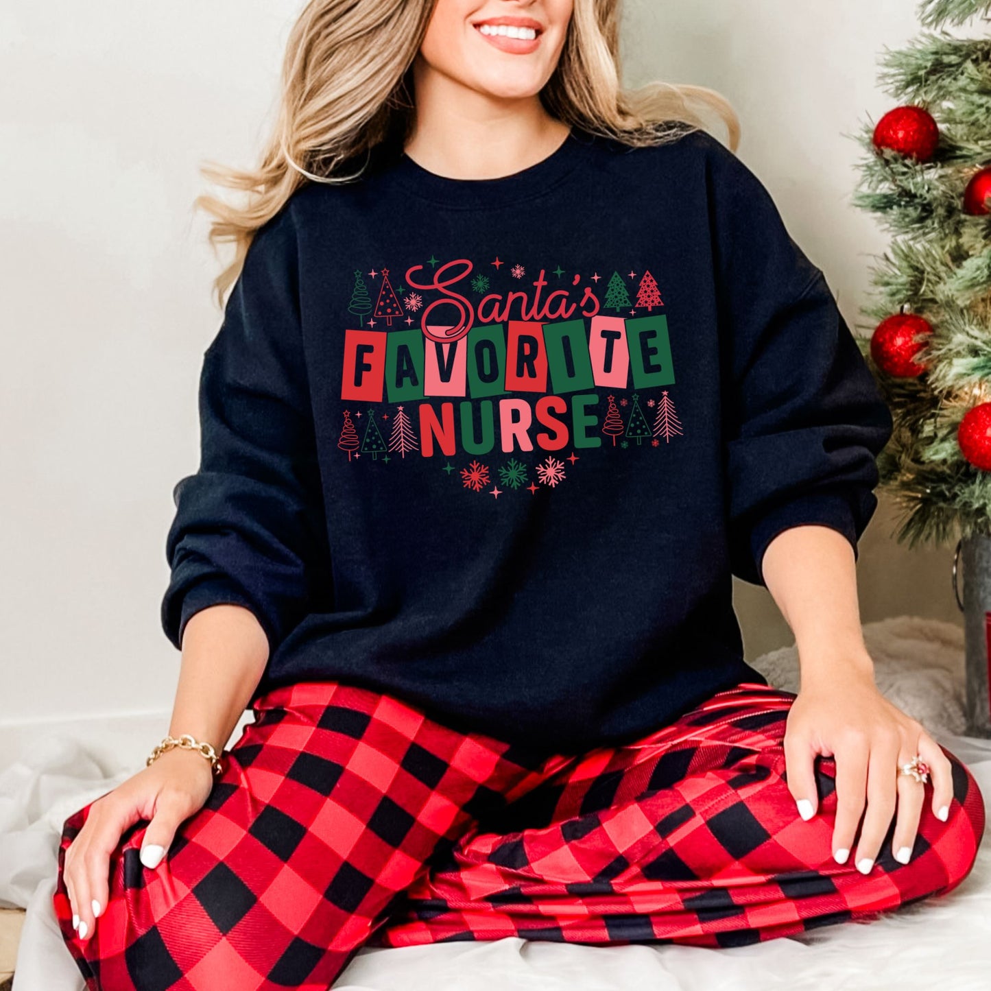 Nurse Christmas Sweatshirt Gift For Nurse