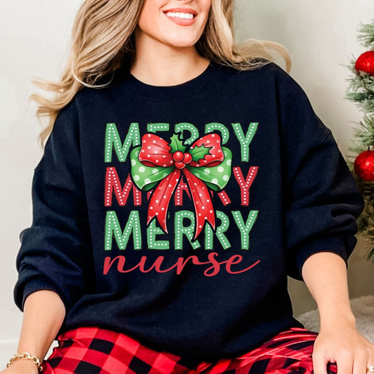 Nurse Christmas Sweatshirt Gift For Nurse