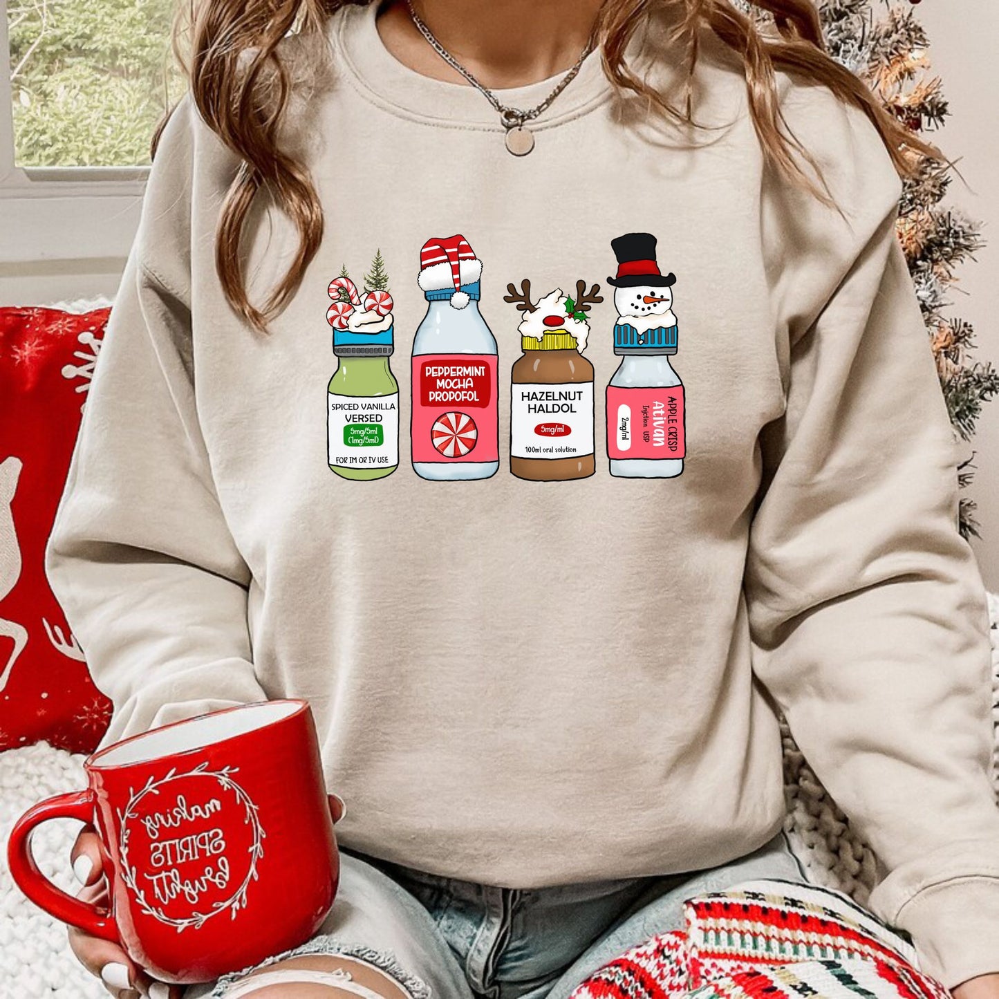 Funny Nurse Christmas Sweatshirt