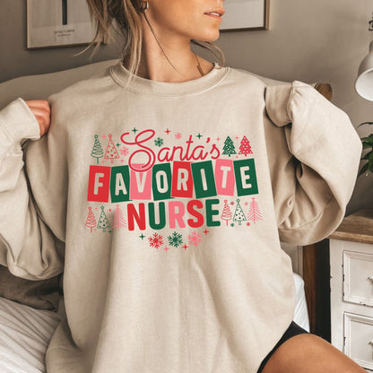 Nurse Christmas Sweatshirt Gift For Nurse