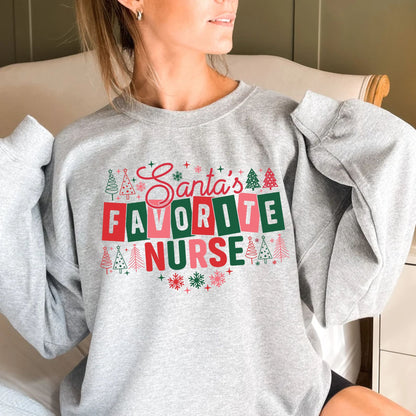 Nurse Christmas Sweatshirt Gift For Nurse