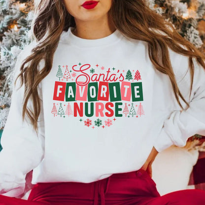 Nurse Christmas Sweatshirt Gift For Nurse