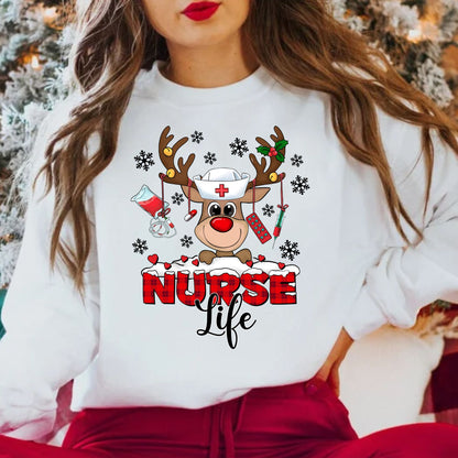 Nurse Christmas Sweatshirt Gift For Nurse