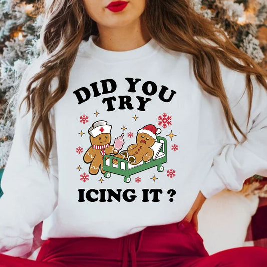 Funny Nurse Christmas Sweatshirt