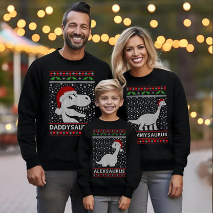 Custom Matching Family Christmas Sweatshirt Holiday Outfit