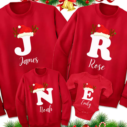 Custom Matching Family Christmas Sweatshirt Holiday Outfit