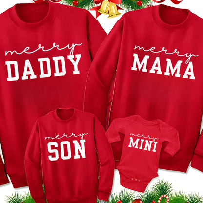 Matching Family Christmas Sweatshirt Outfit