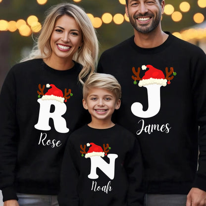 Custom Matching Family Christmas Sweatshirt Holiday Outfit