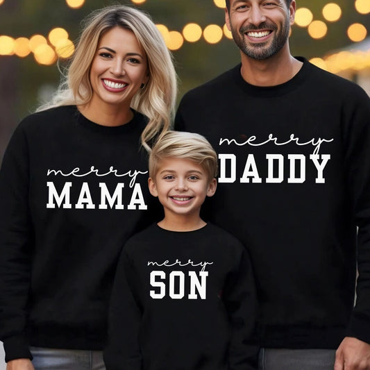 Matching Family Christmas Sweatshirt Outfit