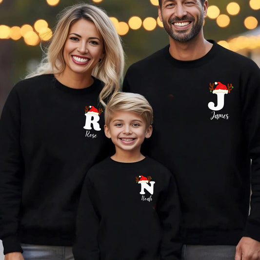 Custom Matching Family Christmas Sweatshirt Holiday Outfit