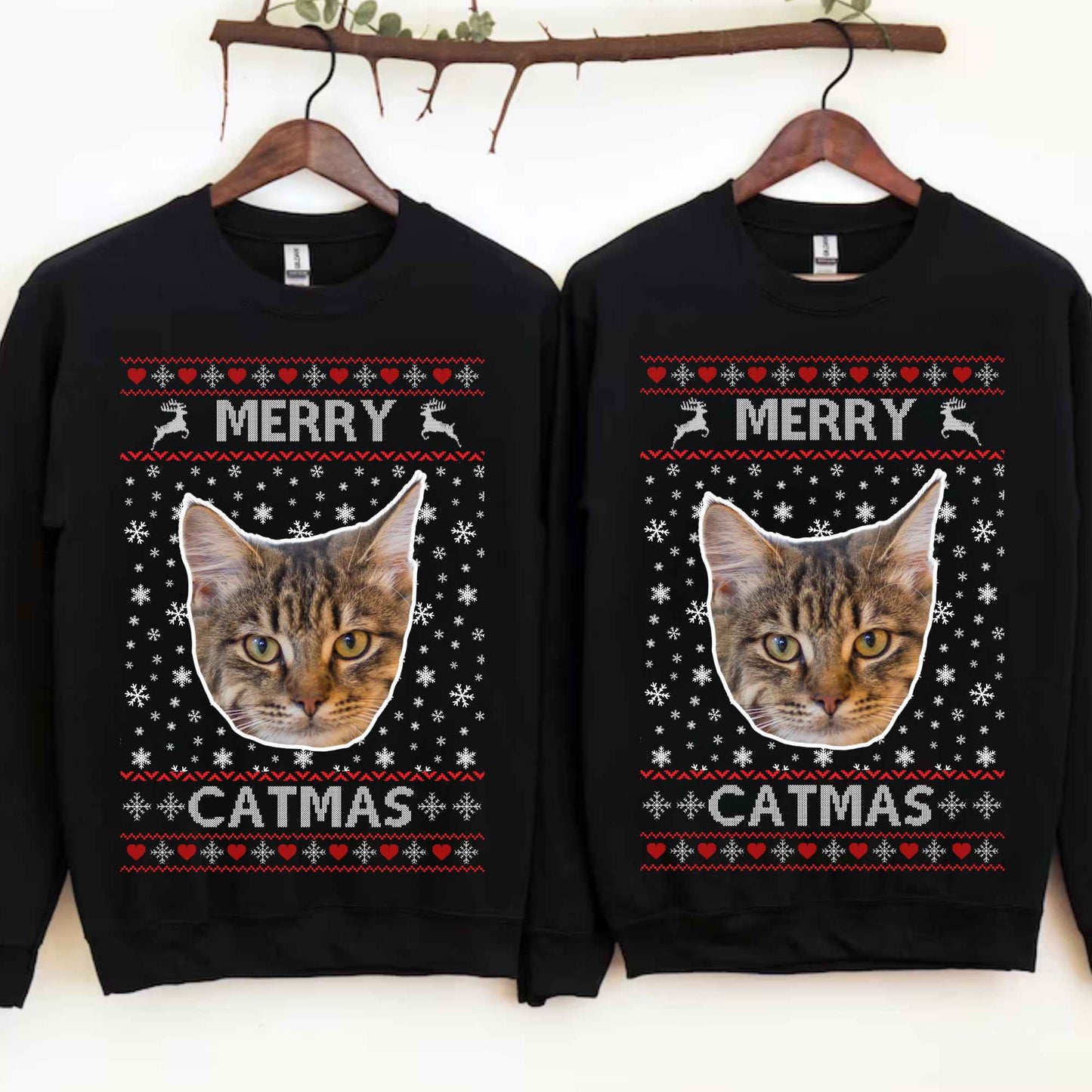 Custom Photo Ugly Christmas Sweater, Personalized Christmas Sweatshirt