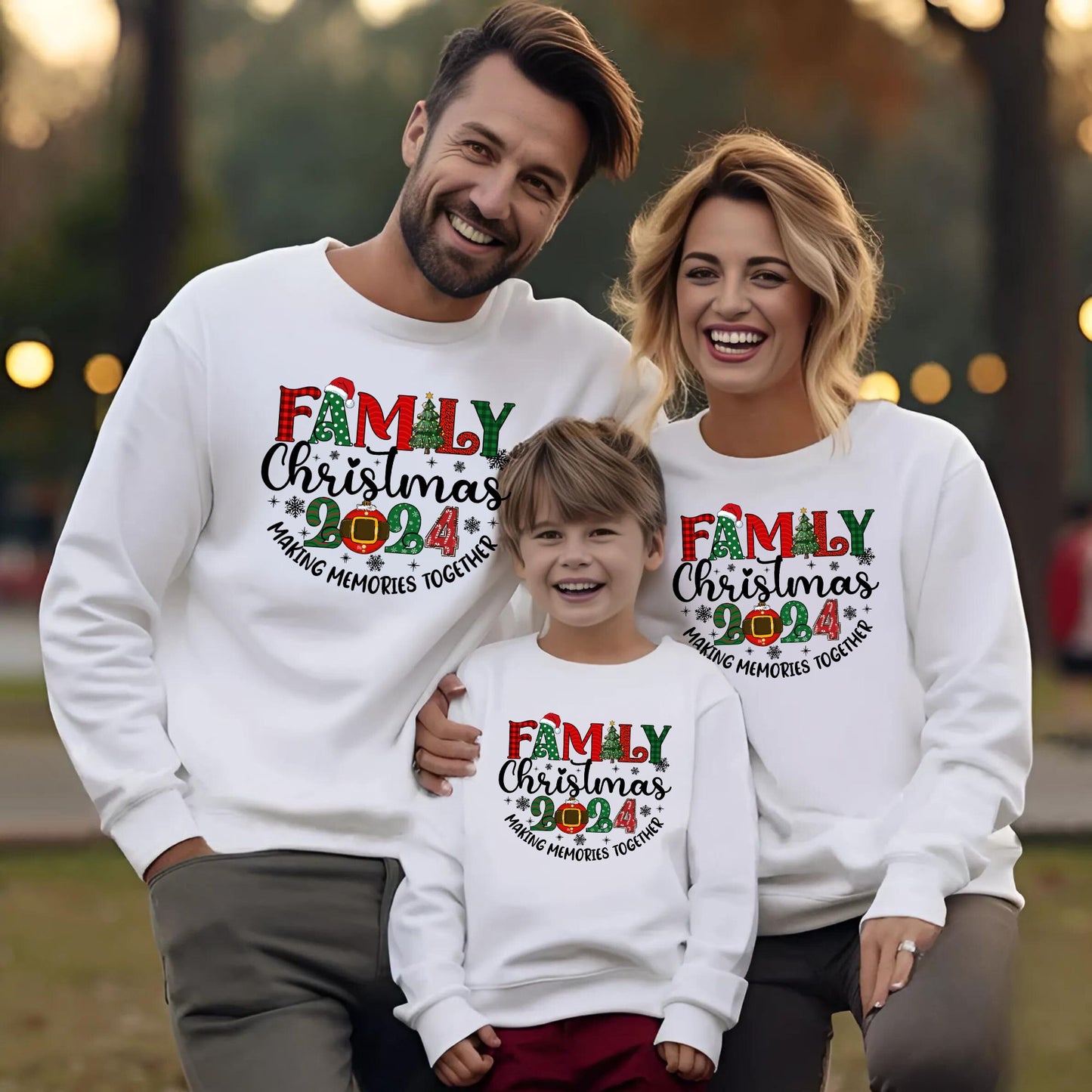 Matching Family Christmas Sweatshirt Outfit