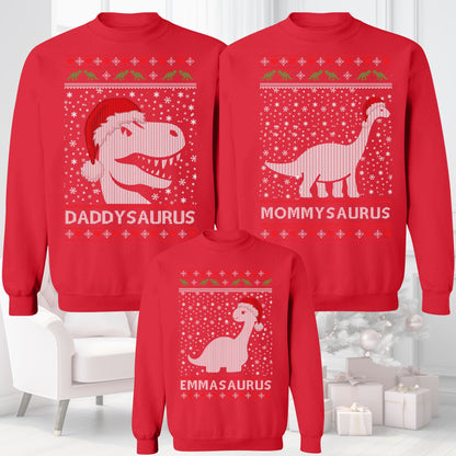 Custom Matching Family Christmas Sweatshirt Holiday Outfit