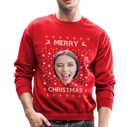 Custom Photo Ugly Christmas Sweater, Personalized Christmas Sweatshirt