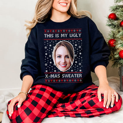 Custom Photo Ugly Christmas Sweater Personalized Sweatshirt