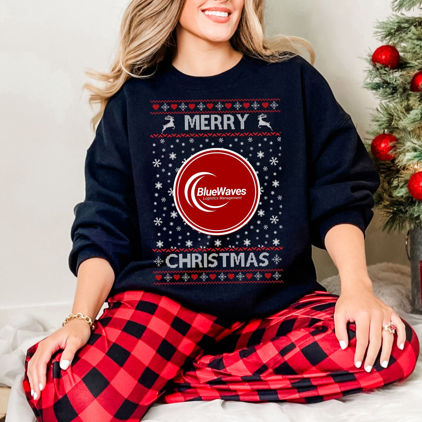 Custom Logo Ugly Christmas Sweater